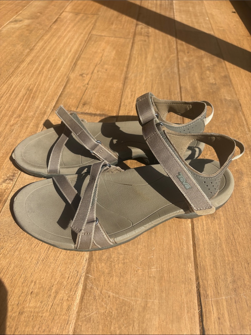 Taupe Teva Sandals